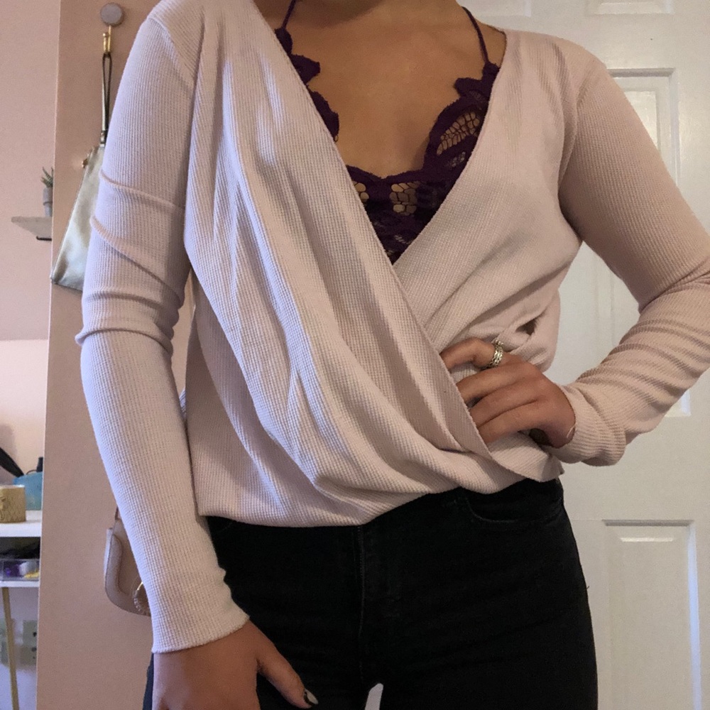 Urban Outfitters Project SocialT Pink Wrap Thermal